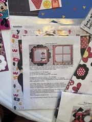 Disney Minnie and Mickey Mouse Scrapbook papers, Stickers, and kits