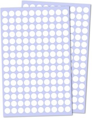 High-Quality 3000 Pack White Round Sticker Dots – 3/8 Inch Adhesive Labels