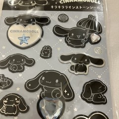 Brand New Sanrio Monotone Stone Cinnamoroll Sticker Sheet