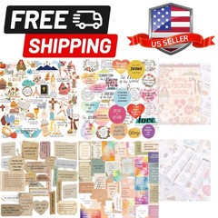 300+ Inspirational Christian Stickers, Waterproof Bible Verse Jesus Stickers …