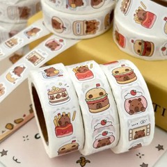 500 Pack Cute Capybara Stickers PVC Cartoon Decorative Sealing Stickers – NEW