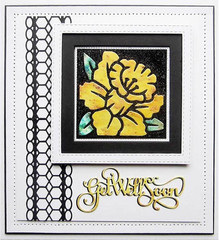 4PCS Alphabets Die for Card Making DIY Scrapbooking Get Well Soon,With Sympathy,