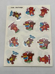 Vintage Trend Sticker Sheet T-144 Hot Fudge Stickers One Sheet Scratch N Sniff