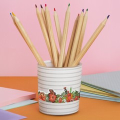 Wrapables Landscape Floral Metallic Gold Foil Washi Tape, 30mm x 3M