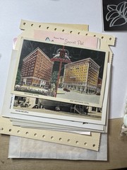 Junk Journal Kit (32+ Pieces of Large Background Sheets, Laces, Postcards, More)