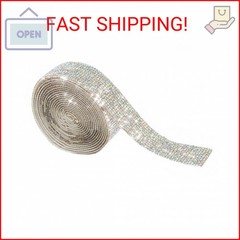 Benvo Self-Adhesive Crystal Rhinestone Sparkling Diamond Ribbon DIY Decoration S