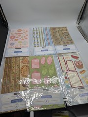 Lot of 6 Close To My Heart Stickease Assortments Scrapbooking Card Paper Crafts