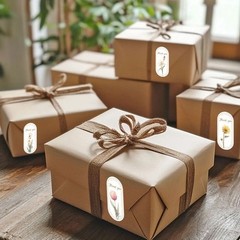 50pcs Happy to See You Stickers for Small Business Packaging & Thank You Seals