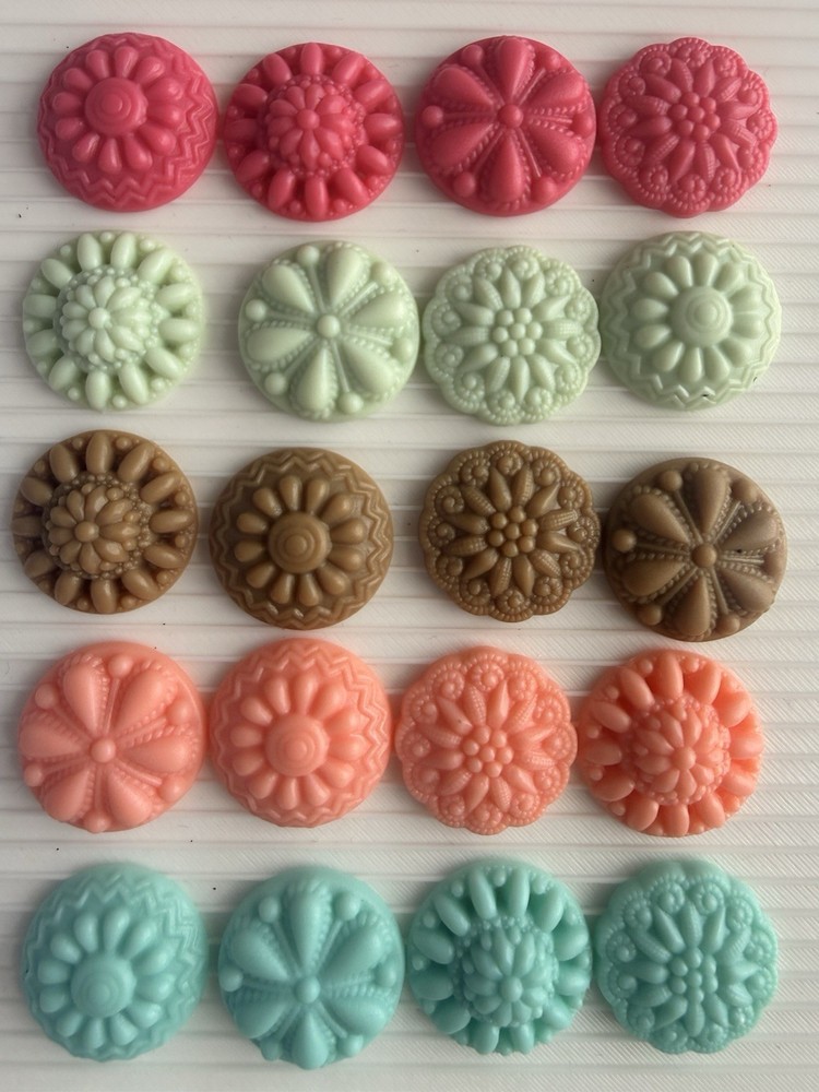Stampin Up Lot 2014 2016 IN COLOR BOUTIQUE DETAILS Embellishments 20pcs 0.75inch