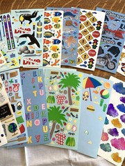 Stickopotamus Sticker 6-Ring Binder Album With 24 Stickers Pages
