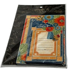 Graphic45 Worlds Fair Collection Cardstock Journaling Ephemera Cards Inserts