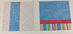 Scrapbook Lot Pages Bright Colors Family Kids Cut Outs 12×12 Paper Makes 16 Page