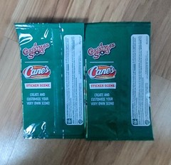 Raising Canes A Christmas Story Sticker Scene Packs New Sealed 2025 2 Packs