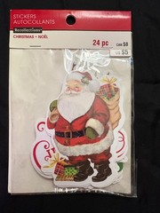 Christmas Ephemera Recollections Stickers My Minds Eye Die Cut Shapes Holly E135
