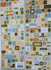 DAY DREAM BELIEVER ALPHABET Glitter Stickers(212pc)Lower-Case Letter•Card Making