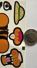 BUILD-AN-TIGER HEAD Sticker Set(20pc)Eyes•Hats•Sunglasses •Smiles•Card Making•