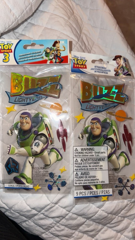 Disney EK Success Jolees 3d Sticker ~ Toy Story Buzz Lightyear Running 1 Sticker