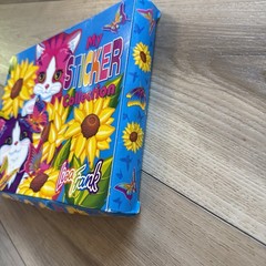 VTG Lisa Frank My Sticker Collection Box Kittens w/Stickers