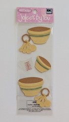 Jolee’s Mixing Bowls & Measuring Spoons Cooking Baking Mini Scrapbook Stickers
