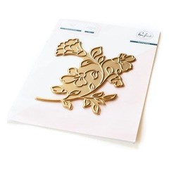 PINK FRESH – METAL CUTTING DIE- HOT FOIL PLATE – FOLK FLORAL STEM