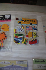 Sticker lot American girl, school stuff, sports, travel, family 3-d collection