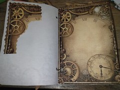 Steampunk Junk Journal Scrapbook USA Seller
