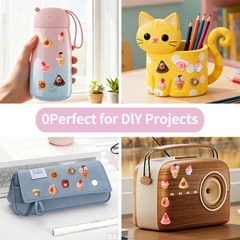 AIPULIDUO 118 pcs Slime Charms Cute Set，Mixed Lot 10mm to 25mm, colorful
