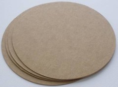 {4} CIRCLES – Raw Bare Unfinished Chipboard Die cuts – 4″ Round