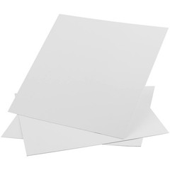 50 Sheets White Chipboard, 12 x 12 Inch, 1MM Thick, Cardboard, Scrapbooking