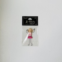 The Paper Studio La Petites Wooden Sticker Embellishments – Kids