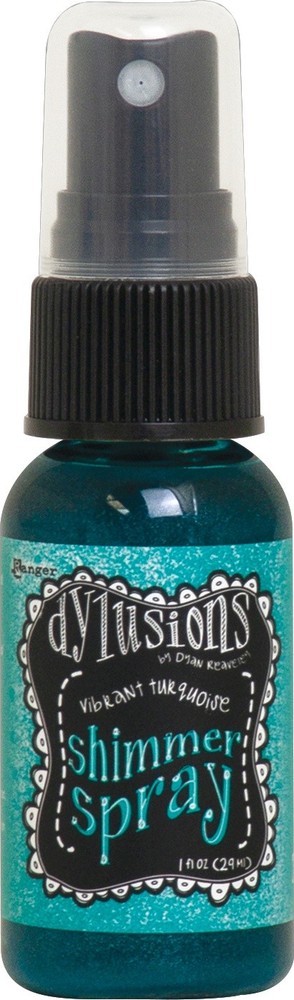 Dylusions Shimmer Sprays 1oz Vibrant Turquoise