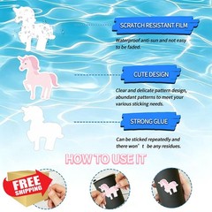 ANONDF unicorn stickers 120 pack rainbow 7