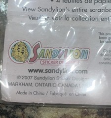 Vintage Sandylion Disney Princess Cinderella Mini Album Stickers Kit NEW
