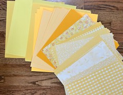 Scrapbooking Lot of 200 Sheets Mixed Thick & Thin Paper 12″x12″ Solid & Prints