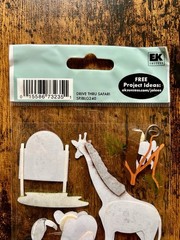 Jolee’s Drive Thru Safari Park Car Animals Giraffe Monkeys Scrapbooking Stickers