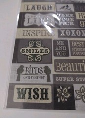 Studio 112 Die Cut Stickers 40 Piece Birds, Flowers, And Words