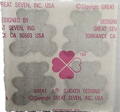 VTG 90s Great Seven Scrapbook Stickers Opal Prismatic Turtle Zebra Birds -1GS