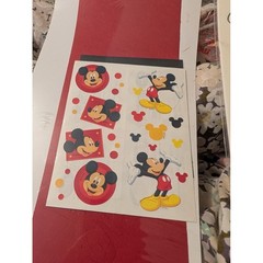 Disney Mickey Mouse Scrapbook Stickers Mickey Bandleader Dumbo Tinker Bell 3pc