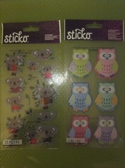 Sticko/Disney/SandyLion Essentials Stickers (Lot of 10)