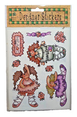 Vintage sticker lot. fashion, girls, garden.