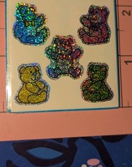 Vintage Stickers Teddy Bears Dazzle Stickers Carson Dellosa 1 Module