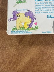 Rare My Little Pony G1 Adventure Sticker Book w/ stickers – Vintage MLP 1983