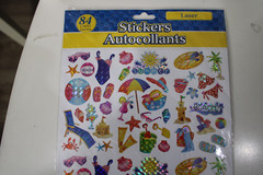 Laser 84PC Summer Party ~ Sand Sandals Hats Chair Umbrella Sun Glasses Scrapbook