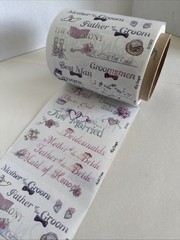 Bride & Groom Sticker ROLL NRN Designs Scrapbook Stickers Wedding Titles
