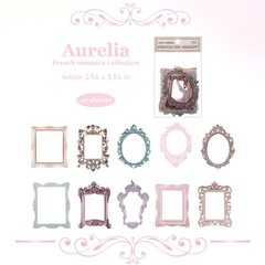 Oruola 40pcs Scrapbook Frames, Vintage Frame Stickers, Junk Journal Stickers,…
