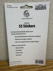 55 Stickers – Woodland Animals – Incentive Student Reward – 1 Sealed Pack