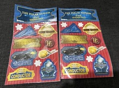 New The Polar Express 6” X 8” Sticker Pack Lot of 2 Christmas Scrapbook