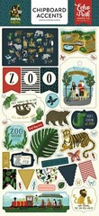 Echo Park Paper ANIMAL SAFARI 6×13 Sheet of Chipboard Accents