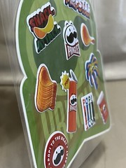 Pringles 10 Piece Puffy Sticker Set Cool Fun Snack Attack Pop Icon Popstar Pop