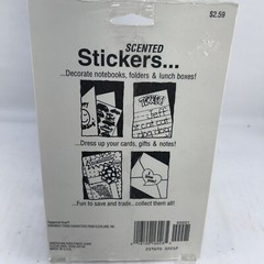 American Greetings Forget Me Not 1992 Peppermint Rose Scented Stickers NOS